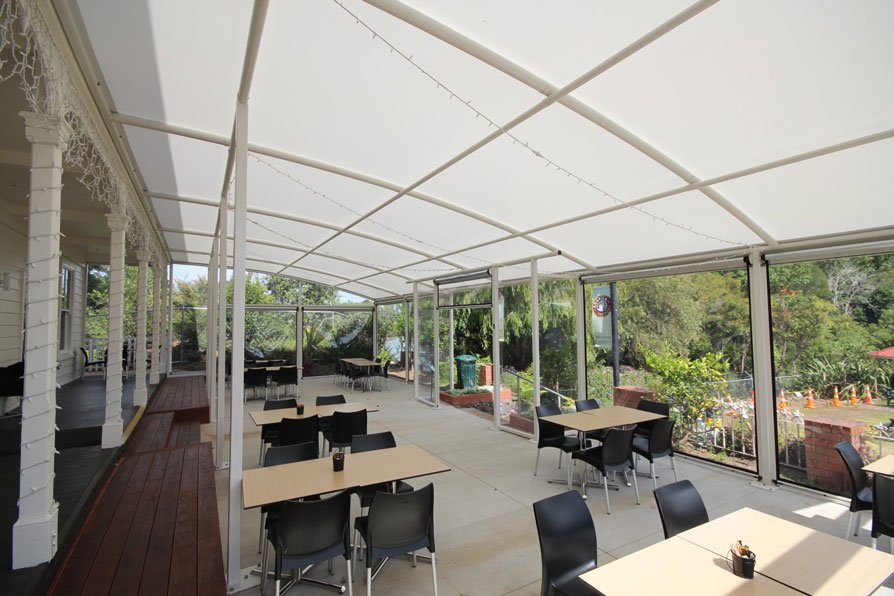 Motat Cafe Canopy by Fresco Shades